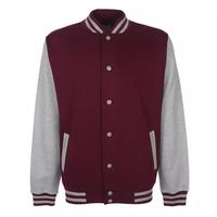 Veste universitaire réversible décontractée en laine 100% respirante et écologique avec logo personnalisé pour homme et femme, tissu chaud de haute qualité, taille plus