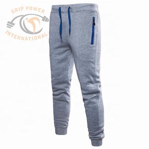 Sweat à capuche pour hommes, couleur unie, bleu Royal, pour musculation, coupe ajustée, style décontracté, tenue de ville, 2019 - Product Image 3