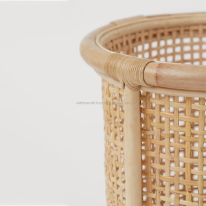 Nouveau Décor Maison-Pot En Rotin Panier Planteur En Gros fabriqué Au Vietnam - Product Image 3