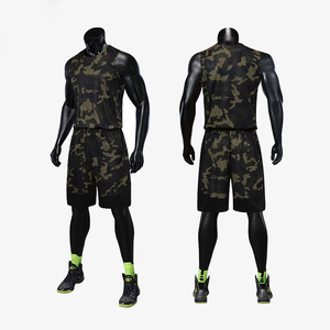 <b>Camo</b> New Design <b>Top</b> Quality Basketball Uniform Sportswear Uniform 3D Full Sublimation Printing For Custom Sizing - Product Image 4