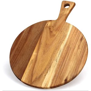 Ustensiles de cuisine planche à découper ronde en bois qualité supérieure bloc à découper fait à la main classique élégant fantaisie planche à découper en bois - Product Image 1