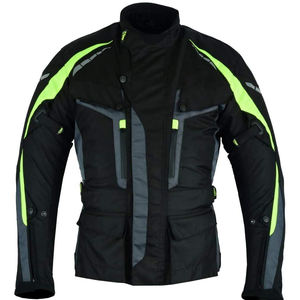Ensemble complet unisexe de haute qualité veste et pantalon de moto Polyester/Nylon coupe-vent vêtements de sport grande taille pour la conduite de moto - Product Image 1
