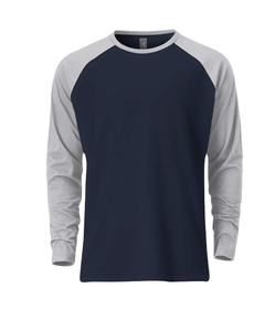 OEM เสื้อยืดคอกลมแขนยาวพิมพ์ลายสำหรับชายและหญิงธรรมดาสีชมพูสีขาวเรียบง่ายเรียบง่ายเรียบง่าย - Product Image 2