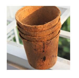 Pots en Coco de noix de Coco pour plantes rondes dégradables, paniers à Coco pour plantes fabriquées au Vietnam, or 99, nouveau Design 2021 - Product Image 3