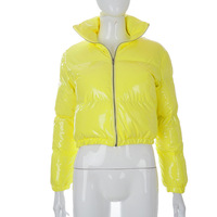 Veste bomber en duvet imperméable de qualité supérieure, conçue sur mesure, pour femmes, avec broderie