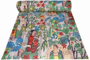 ผ้านวมผ้าฝ้าย100% Kantha - Product Image 3