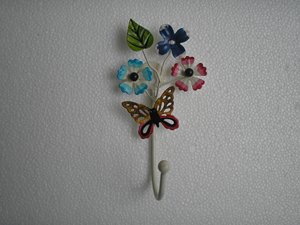 Gancho de pared de diseño de hierro decorado - Product Image 2