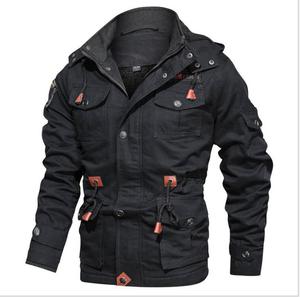 Winter Varsity Jacket Men's Women's Custom Outdoor Windproof Waterproof Plus Size Wool/Polyester Workwear - Product Image 5