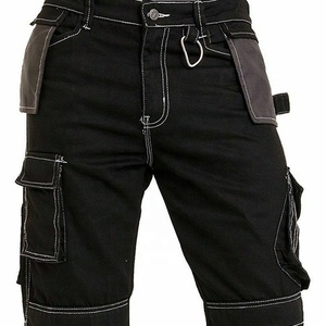 Pantalones cargo hechos a medida, pantalones de chándal, ropa de calle, ropa de trabajo, pantalones cargo de algodón unisex con 8 bolsillos laterales, logotipo propio personalizado - Product Image 1