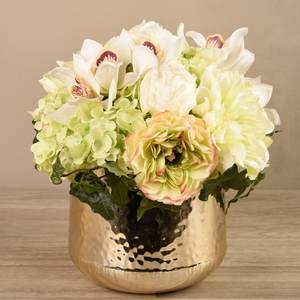 Maceta de latón para flores de interior, mini maceta de metal para decorar el interior del hogar y mesa, de latón - Product Image 3