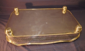 Plateau de service en métal en acier inoxydable, doré, écologique, avec impression personnalisée, polissage miroir, assiettes légères en laiton - Product Image 5