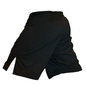 กางเกงขาสั้นออกกำลังกายเอวสูงแบบยูนิเซ็กซ์ ผ้าโพลีเอสเตอร์ สำหรับวิ่ง โยคะ ฟิตเนส ปั่นจักรยาน ยิม MMA สวมใส่สบาย รับผลิตตามแบบ - Product Image 2