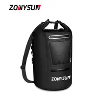 Sac Étanché Flottant en PVC avec Fermeture Roll Top 10L 20L 30L 40L, Pliable pour Sports de Plein Air, Voyage, Natation et Camping