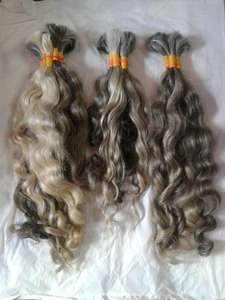 10A Grado Gris Indio Tacto Suave Doble Trama Cierre de Encaje Suelto Profundo Onda Natural Extensiones de Cabello Humano - Product Image 4