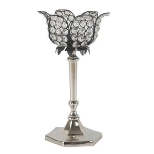 Bougeoir rond en cristal fait à la main de haute qualité et meilleure fabrication dans l'ensemble du prix de vente - Product Image 2