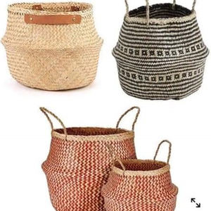 Cesta de comestibles de algas marinas de alta calidad con asas Artesanía de diseño personalizado de fabricante de Vietnam Bueno para almacenamiento - Product Image 2