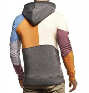 Sudaderas ajustadas con estampado de Collage para hombre, capó de temporada de invierno, nuevas - Product Image 2