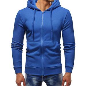 Usine personnalisée unisexe surdimensionné poids lourd sérigraphie pleine fermeture éclair bouffante à capuche coton français éponge polaire brodé pour hommes - Product Image 4