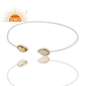 เครื่องประดับกำไลข้อมือปรับเปลี่ยนได้สำหรับผู้หญิง,เครื่องประดับอัญมณีหินซิทรินหลายชั้นจากผู้ผลิตสำหรับดีไซน์เนอร์ - Product Image 2