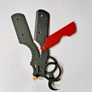 OBEXA - Maquinilla de Afeitar Profesional de Acero Inoxidable con Una Sola Hoja para Hombres, para Rostro, Bikini y Axilas, Depilación, con Soporte Metálico para Dedos - Product Image 1