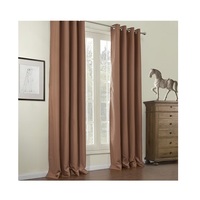 Rideaux de Décoration de Luxe Couleur Or en Coton 100 % Biologique Certifié GOTS pour la Maison