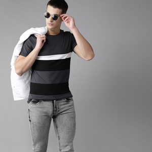 Customised Polyester 30% Cotton 65% Spandex 5% Muscle <b>Tee</b> New Fashion Lifestyle <b>white</b> T Shirt Wholesale - Product Image 5