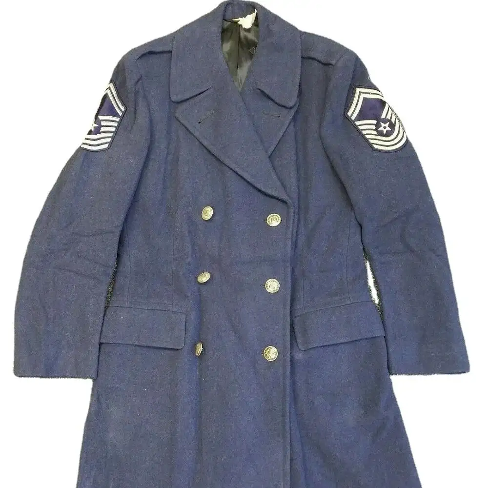 Brand New Vintage US Air Force Overcoat Wool Coat AF Blue 85 Imperial Clothes Reproduction
