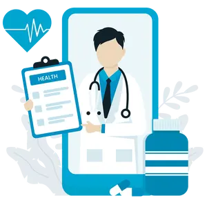 Aplicación de reserva de citas para médicos en línea, para IOS y Android, desarrollo de software de reserva de cliente