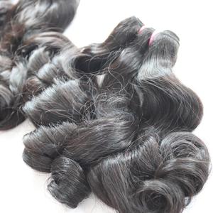 Cheveux vierges alignés en cuticules, trame de cheveux, Double Drawn, Machine à gonfler - Product Image 3
