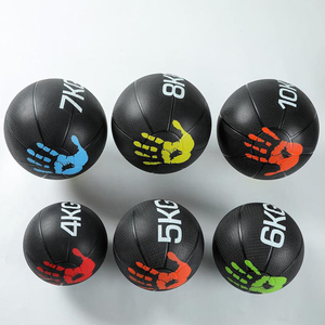 Fitness Training 1kg 2kg 3kg 4kg 5kg 6kg 7kg 8kg 9kg 10kg Solid Rubber <b>Medicine</b> Slam <b>Ball</b> - Product Image 2