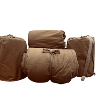 Sac de couchage en toile de coton imperméable pour Camping, randonnée, temps chaud, 3-4 saisons