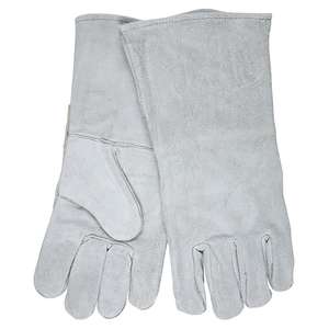 Gants en cuir de vachette rouge de qualité supérieure Gants en cuir de vachette de qualité supérieure Meilleure qualité en cuir de vachette de qualité supérieure pour le soudage Mig - Product Image 5