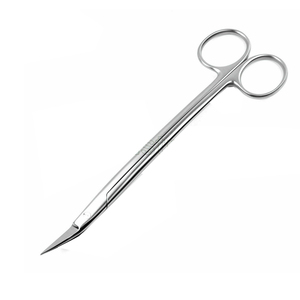 Instrumentos quirúrgicos dentales médicos de acero inoxidable de alta calidad, tijera Kelly curvada de alcance Extra largo - Product Image 3