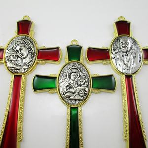 Medalla del Sagrado Corazón de María del Papa Francisco Católico, Crucifijo, Cruz - Product Image 2