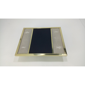 Alfombrilla de Ratón DAPHOCO Modelo 135, Origen Vietnam, Acabado en Latón Antiguo, 0.635x0.432x0.01, Estilo Lujoso para Computadora, Diseño Shagreen - Product Image 3