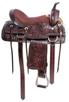 Ensemble de selle western anglaise en cuir véritable de qualité supérieure et durable, avec arceau en fibre, pour l'équitation et le barrel racing, quincaillerie en acier inoxydable, Softy