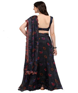 Exclusif indien Designer coloré brodé travail manuel Lehenga Choli avec chemisier traditionnel personnalisé vêtements en gros Alphanumero - Product Image 6