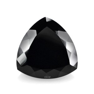 Spinelle noire naturelle taillée en billion de 16mm Prix d'usine de gros Pierres précieuses en vrac à facettes de haute qualité | SPINELLE NOIRE NATURELLE | - Product Image 1