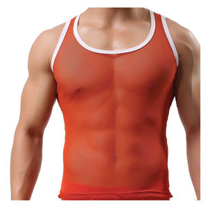 Camiseta sin mangas de tirantes personalizada para hombre, chaleco de gimnasio con pantalla Lisa impresa, con logo personalizado, novedad - Product Image 1