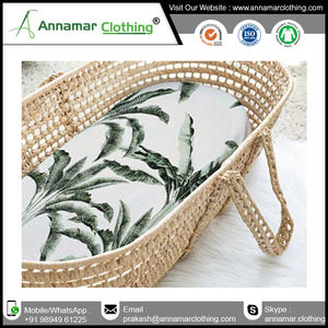 100% Pure Organic Cotton Baby <b>Bassinet</b> <b>Sheet</b> for Sale - Product Image 6