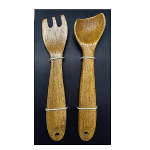 Petite cuillère cuillère en bois cuillère à soupe ensemble de couverts modernes ensemble de couverts classiques pour hôtel restaurant mariage - Product Image 2