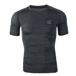 Camiseta Deportiva para Hombre, Secado Rápido, Corte Personalizado, Manga Corta, 100% Algodón, Transpirable, Ropa Deportiva con Logotipo - Product Image 1