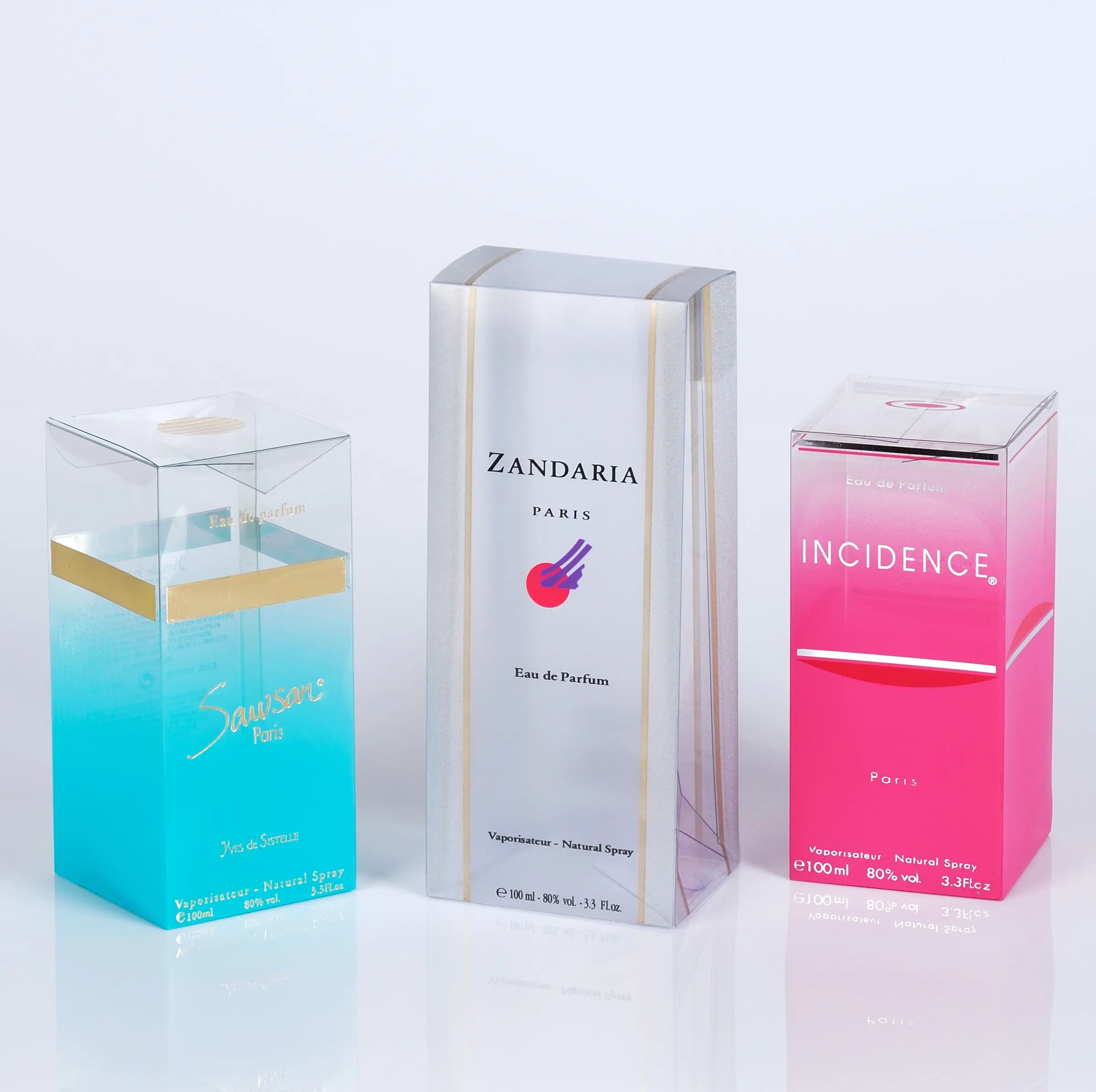Clear Transparent Packaging, Clear Box, APET box Folding box printing options plastic packaging customized