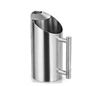 King Pichet à bec de lait pour eau potable hautement poli Pichet en acier inoxydable avec échelles de mesure à l'intérieur - Product Image 4