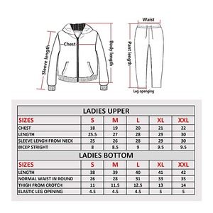 สไตล์ใหม่ออกแบบเองวอร์มผ้าฝ้ายขนแกะHoodiesและวิ่งเหงื่อชุด 2 ชิ้นชุดสําหรับสตรีชุดติดตาม - Product Image 6