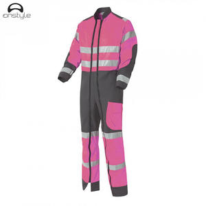 Ropa de trabajo con logotipo OEM, monos para adultos con dos cremalleras, diseño parcheado, mono transpirable de secado rápido multicolor, desechable, PE PP - Product Image 5