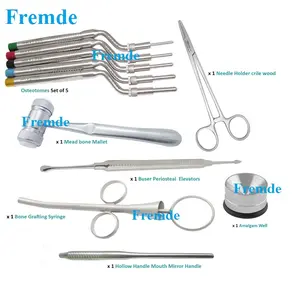 Surgical kit Osteotomes Sinus Lift Periosteal Elevator Graft Bone
