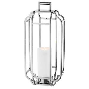 Argent Luxe Moderne Bougie Lanterne En Gros Lanternes Fournisseurs Métal De Table Designer À La Main Luxueux Bougie Malade Titulaire - Product Image 1