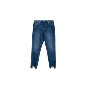 Celana Jeans Wanita, Celana Denim Regang Ketat Super Kurus Sobek Pinggang Tinggi Perempuan