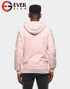 Venta al por mayor de fábrica blanco personalizado crop Print logo Moda Ropa Hombre Sudaderas con capucha en blanco (Fabricante por Ever Glow) - Product Image 2